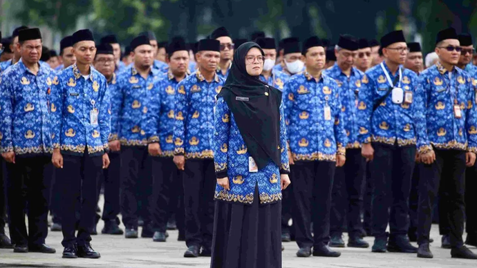 Potret Aparatur Sipil Negara (ASN) di lingkungan Pemprov DKI Jakarta. ANTARA/HO-Pemprov DKI Jakarta