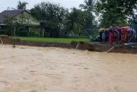 Banjir di Gunung Sarik, Kecamatan Kuranji, Kota Padang RRI/Dodik Setyo.