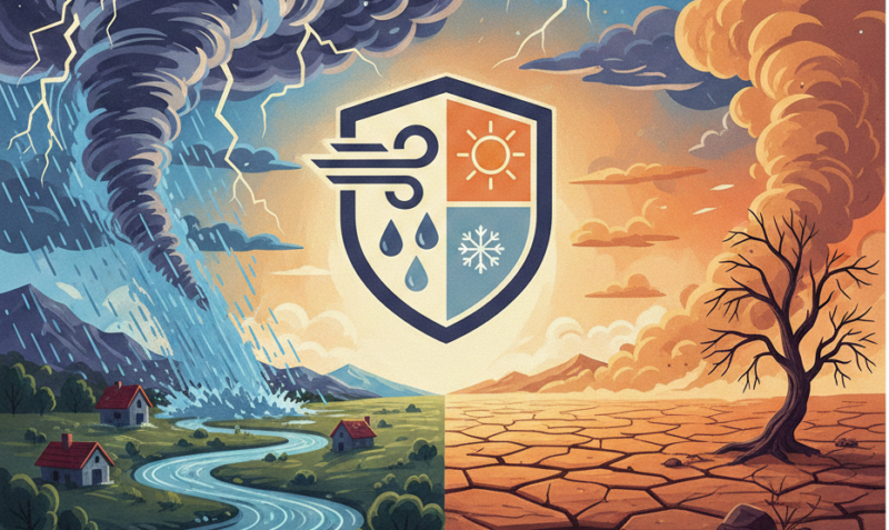 Ilustrasi  Mitigasi Bencana dan Panduan Kesiapsiagaan Keluarga : AI