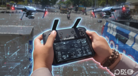 Ilustrasi Transformasi Digital Polri: ETLE Drone Patroli Presisi Resmi Mengangkasa, Incar Pelanggar dari Udara : AI