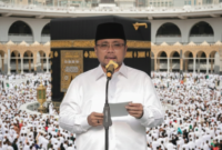 Ilustrasi dugaan korupsi kuota haji tahun 2024 yang menyeret mantan Menteri Agama, Yaqut Cholil Qoumas : AI