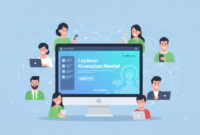 Ilustrasi Kemenkes Luncurkan Layanan Kesehatan Mental Berbasis Web : AI