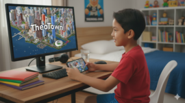 Demam TheoTown: Game Simulasi Jadi 'Pemerintah' yang Viral di Indonesia, Merajai Puncak Play Store! (foto AI)