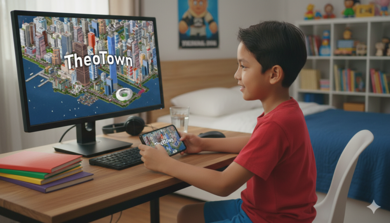 Demam TheoTown: Game Simulasi Jadi 'Pemerintah' yang Viral di Indonesia, Merajai Puncak Play Store! (foto AI)