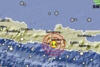 Gempa di Bantul M 4,4 pada Selasa (27/1/2026). Foto: dok. BMKG DIY
