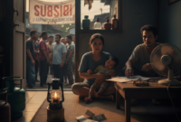 Ilustrasi Subsidi Energi Diperketat, Beban Rumah Tangga Kian Terimpit, ( Foto AI )