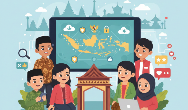 Ilustrasi Menkominfo Dorong Google Perkuat Keamanan Internet, Perlindungan Anak Jadi Fokus : Foto AI