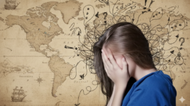 Ilustrasi Dunia dalam Krisis: WHO Sebut 1 Miliar Orang Alami Gangguan Mental, Layanan Masih Timpang! (foto AI)