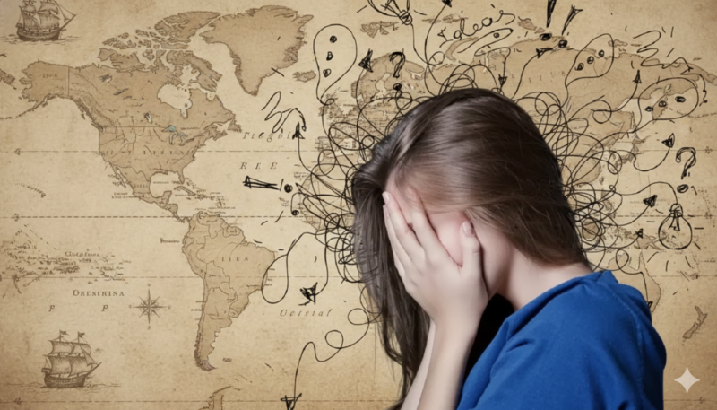 Ilustrasi Dunia dalam Krisis: WHO Sebut 1 Miliar Orang Alami Gangguan Mental, Layanan Masih Timpang! (foto AI)