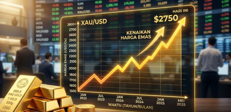 Ilustrasi Harga Emas Melonjak, Investor Berburu Aset Safe Haven di Tengah Ketidakpastian Global (fotoAI)