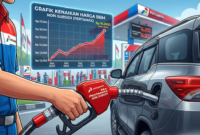 Ilustrasi BBM Non-Subsidi Resmi Naik per 1 Maret 2026, Beban Baru Awal Bulan? Cek Daftar Harga Terbarunya! ( Foto AI )