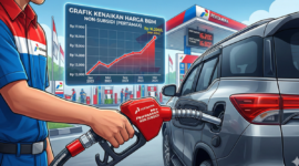 Ilustrasi BBM Non-Subsidi Resmi Naik per 1 Maret 2026, Beban Baru Awal Bulan? Cek Daftar Harga Terbarunya! ( Foto AI )