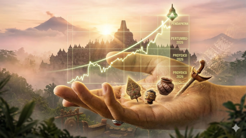 Ilustrasi Ekonomi Indonesia Diprediksi Melambat Setelah Lebaran 2026, Ini Penyebabnya (fotoAI)