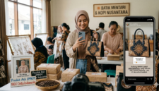 Ilustrasi Micro Influencer Jadi Senjata Baru Promosi UMKM di Era Digital ( foto AI)
