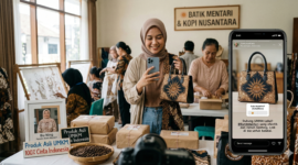 Ilustrasi Micro Influencer Jadi Senjata Baru Promosi UMKM di Era Digital ( foto AI)
