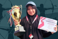 Sabet Perunggu di Kartini International Championship 2026, Atlet Panahan Payakumbuh Nayyara Ayudia Khansa Harumkan Nama Daerah