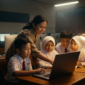 Ilustrasi Foto Tantangan Literasi Digital Generasi Emas 2045: Evaluasi Kurikulum SD Nasional (Foto AI)