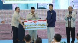Satgas PKH Serahkan Rp10,27 Triliun dan 2,3 Juta Hektare Lahan ke Negara, Prabowo: Tambahan Rp49 Triliun Bulan Depan. Source: Google/SuaraRepublik