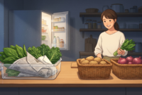 Ilustrasi Trik Simpan Sayur Agar Tetap Segar Hingga 2 Minggu, Ibu Rumah Tangga Wajib Tahu! (Foto AI)