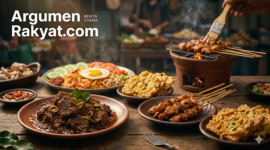 Ilustrasi Mengenal Ragam Kuliner Nusantara yang Mendunia: Dari Rendang Hingga Tempe(Foto AI)