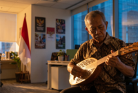 Ilustrasi Musik Panting sebagai Warisan Budaya di Jakarta, Cegah Klaim Pihak Asing. (Foto AI)