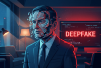 Ilustrasi Waspada Deepfake News! Dewan Pers: Video AI Palsu Mengancam Pilkada 2026 (Foto AI)