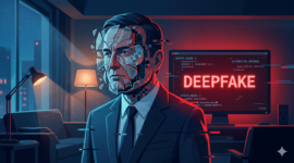 Ilustrasi Waspada Deepfake News! Dewan Pers: Video AI Palsu Mengancam Pilkada 2026 (Foto AI)
