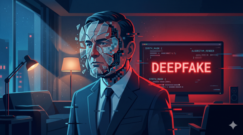 Ilustrasi Waspada Deepfake News! Dewan Pers: Video AI Palsu Mengancam Pilkada 2026 (Foto AI)