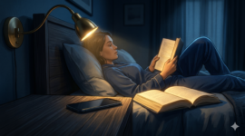 Ilustrasi Mematikan Layar HP Sejenak demi Kesehatan Mental(Foto AI)