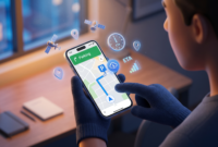 Ilustrasi Panduan Navigasi Cerdas: Mengenal 3 Fitur Tersembunyi Google Maps untuk Mobilitas Tanpa Hambatan (Foto AI)