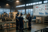 Ilustrasi PMI Manufaktur Indonesia (Foto AI)