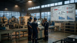 Ilustrasi PMI Manufaktur Indonesia (Foto AI)