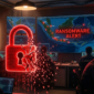 Ilustrasi BSSN Peringatkan Ransomware Tinbapore Incar Perbankan Nasional, Pemerintah Perketat Firewall Digital(Foto AI)