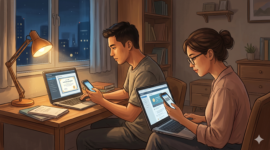 Ilustrasi Persiapan Seleksi Kerja, Kursus Skill Digital Makin Diminati Karyawan Muda(Foto AI)