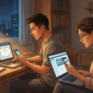 Ilustrasi Persiapan Seleksi Kerja, Kursus Skill Digital Makin Diminati Karyawan Muda(Foto AI)