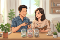 Ilustrasi Menyiapkan Dana Darurat bagi Pasangan Muda di Indonesia (Foto AI)