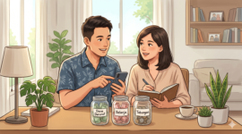 Ilustrasi Menyiapkan Dana Darurat bagi Pasangan Muda di Indonesia (Foto AI)