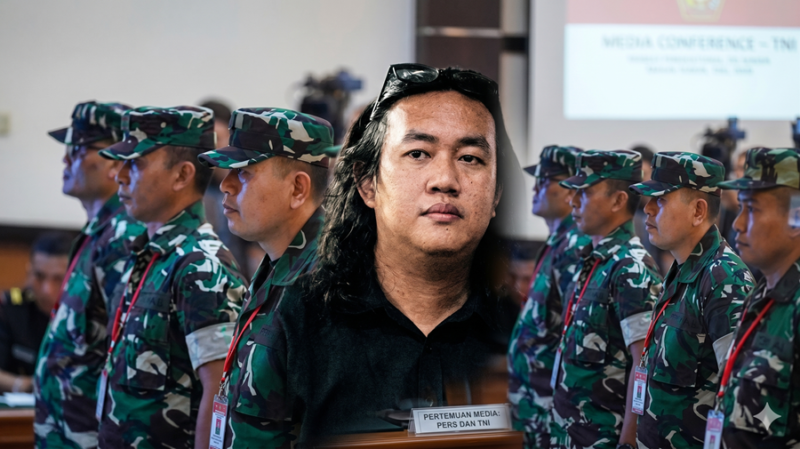 Ilustrasi Fakta Dakwaan Andrie Yunus: Motif Dianggap 'Melecehkan TNI' hingga Aksi 'Efek Jera' (Foto AI)