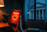 Ilustrasi Waspada! Malware Klopatra dan Belasan Aplikasi Jahat Incar Rekening Bank Anda. (Foto AI)