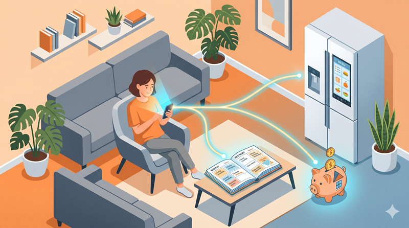 Ilustrasi Cara Mudah Manfaatkan AI untuk Urusan Rumah Tangga di Hari Minggu(Foto AI)