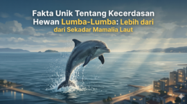 Ilustrasi  Fakta Unik Tentang Kecerdasan Hewan Lumba-Lumba(Foto AI)