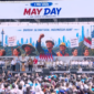Peringatan Hari Buruh Internasional, Monumen Nasional, 1 Mei 2026. Source: Youtube/Sekretariat Presiden