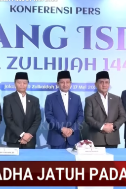 Pemerintah Resmi Tetapkan Idul Adha 1447 H Jatuh pada Rabu 27 Mei 2026