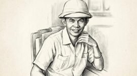 Lukisan/Gambar Tan Malaka (Argumen Rakyat)