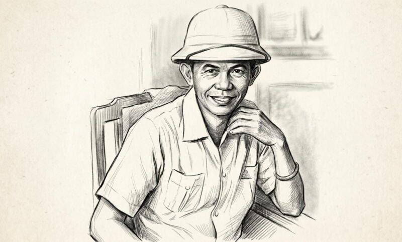 Lukisan/Gambar Tan Malaka (Argumen Rakyat)
