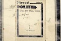Dok. Cover Risalah Tan Malaka yang Berjudul "Sitoeasi Politik Loear dan Dalam Negeri"