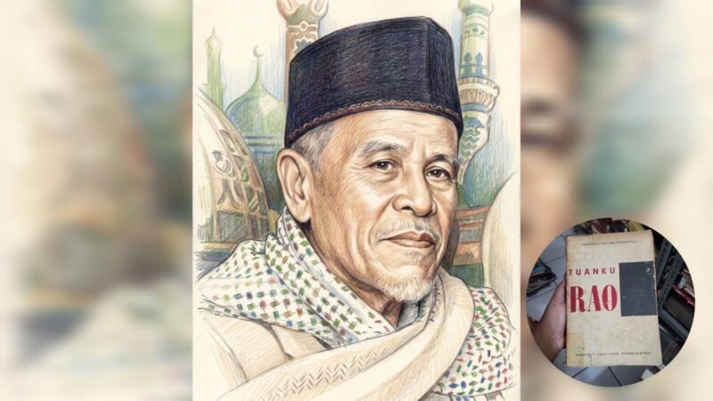 Dok. Lukisan Buya Hamka dan Buku dari Mangaradja Onggang Parlindungan
