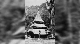 Foto: Sebuah Surau di Baso, Luhak Agam, estimasi tahun 1918 (KITLV)