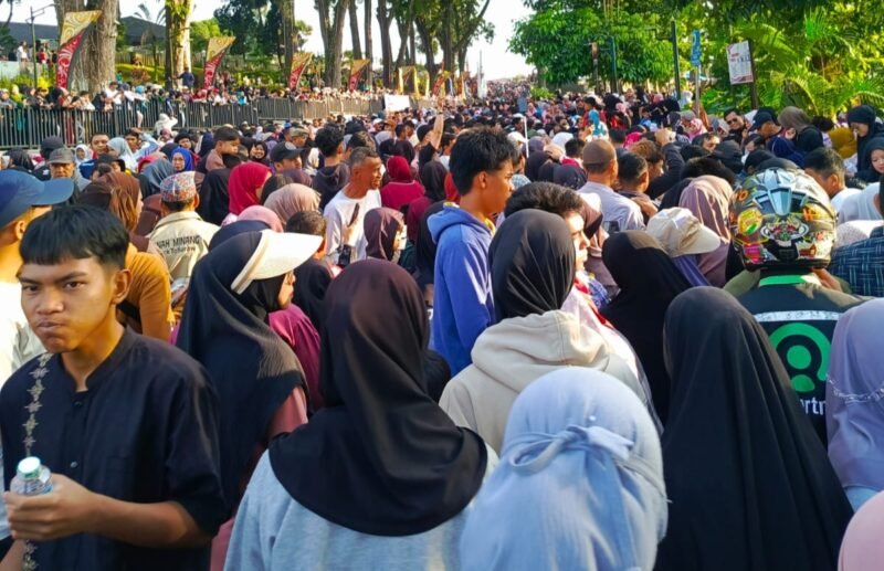 Foto: Festival Kuliner, di kawasan Tugu Pahlawan Tak Dikenal, Kota Bukittinggi, Sumatra Barat, pada Minggu (21/6/2026).