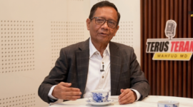 Tangkapan layar Mahfud MD dalam channel YouTube Mahfud MD Official, program Terus Terang, diunggah pada 23 Juni 2026